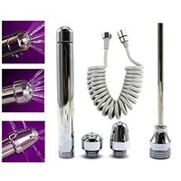 Prostate Massaging Device Handheld Bidet Hose Anal Cleaning Kit for Man or Women,Comfortable Deep Shower Enema Kit Prostate Toy Shower Douche Kit for Colonic Cleaning，Vaginal Wash，Vibrating Butt Plug
