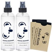 Koala Kleaner Alcohol Free Eyeglass Lens Cleaner Spray Care Kit | Proudly USA Made | Ultra Gentle, Highly Effective, and 100% Safe for Cleaning All Lenses and Screens, 16oz + 2 Cloths