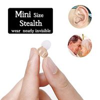 Mini Sound Amplifier, Ear Sound Enhancer, Noise Reduction, Enhanced Speech, Feedback Cancellation, Suitable for Adults, Elderly, Children, Left and Right Ears (3-Year Warranty)