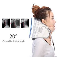 ZFAZF Neck Cervical Traction Device, Neck Protector Support, Inflatable & Adjustable Pain Relief Physical Therapy for Chronic Neck and Shoulder Pain