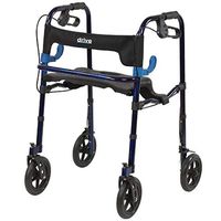 Drive Clever-Lite Walker/Rollator with Seat and Loop Locks - Clever-Lite Walker with Seat and Loop Locks