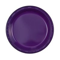 Party Dimensions 81293 10 Count Plastic Plate, 9-Inch, Purple