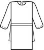 Halyard Health, Inc GOWN, IMPERVIOUS, OPEN BACK, BLUE, XXL, THUMB ( GOWN, IMPERVIOUS, OPEN BACK, BLUE, XXL, THUMB ) 100 Each / Case