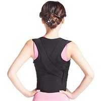 Monkibag-HE Posture Aligner Posture Corrector for Women Men Upper Back Brace and Provide Clavicle Support for Thoracic Kyphosis and Shoulder Neck Relief Physical Therapy Posture Support