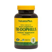 NaturesPlus Tri-Dophilus - 3 Billion Cells, 120 Vegetarian Capsules - Maximum Potency Probiotic Supplement - Friendly Intestinal Bacteria - Gluten-Free - 120 Servings