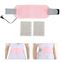 Portable Electric Heating Pad for Cramps,3 Heat Settings Graphene Menstrual Heating Pad Rechargable USB Warming Waist Belt with AutoShut Off for Lower Back Pain Relief