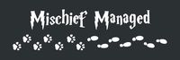 Mischief Managed Sirius Black Marauder's Map Die-Cut Vinyl Decal Sticker