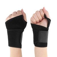 Wrist Brace Support Adjustable Compression Hand Straps Wrist Support Wraps for Men Women Yoga Badminton Pain Relief Arthritis Tendonitis Fitness Sports Weightlifting Cycling 1pcs