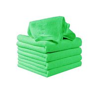 Siaodm Microfiber Cloth Cleaning Towels (Pack of 5) for Fine Auto Finishes, Interior, Kitchen, Bathroom Paper Towels