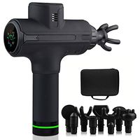 Handheld Massage Gun, 5200mAh Professinal Cordless Fascia Gun, Electric Deep Percussion Tissue Muscle Massage Gun with 8 Massage Heads