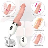 7 Vîbräting USB Rechargeable s-ëx Mächî`ne Toy Remote Control Wireless Heating Soft Silicone Long Ďìld`ɔ Waterproof Tool for Women Female Couples VDS1