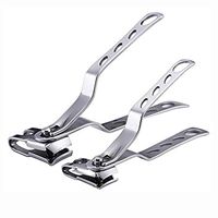 2 Pack Spin Snips & Nail File, Manicure Pedicure Kits, Best Precision Nail Clippers with 360-Degree Rotating Head, Stainless Steel Fingernail & Toenail Cutter Set, Hand/Foot Care Trimmer Tools