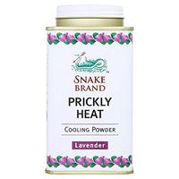 Snake Brand Prickly Heat Cooling Powder Relaxing 140 g. (10 Pack)
