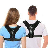 Posture Corrector for Men and Women,Updated Adjustable Upper Back Brace for Clavicle Support and Providing Pain Relief from Neck, Back and Shoulder(Universal) (Style-1)