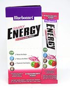 BlueBonnet Nutrition Simply Energy Powder, Strawberry Kiwi, 14 Count
