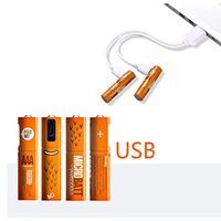 RONSHIN Rechargeable Battery,AAA USB Charging Battery 1.2V Nickel Metal Hydride Battery