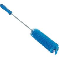Vikan 53783 Stiff Tube Brush, Polyester, 1-19/32" x 20" OAL, Blue