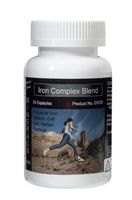 Iron Supplement, Iron Blend, Natural Chelated Iron Boosting Supplement with Homeopathic Cell Salts 90ct