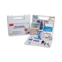 First Aid Kit for 10 People, 63-Pieces, OSHA Compliant, Plastic Case, Sold as 1 Kit