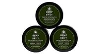 Hemp Daily Intensive Cream | Triple Strength Intensive Hemp Cream with Essential Oils | Vegan, Organic Ingredients, Calming, Use for Muscle Pain and Anxiety Relief | 1.7 Ounces, 3 Pack | XXX