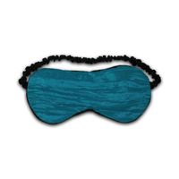 Relaxso Silk Therapy Lavender Eye Mask, Chiffon Crinkle Teal