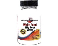 White Pond Lily Root 900mg * 90 Caps 100% Natural - by EarhNaturalSupplements