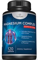 Premium Magnesium Citrate Capsules – Powerful 500mg Magnesium Oxide & Citrate Supplement – Helps Support Healthy Bones, Muscles, Teeth, Energy & Relaxation – 120 Vegetable Capsules