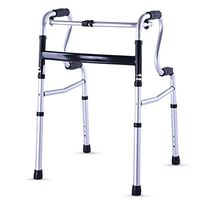 Walking Frame Hmhope Hi-Riser Aluminium Folding Height Adjustable Non-Slip Handle Firm Lightweight