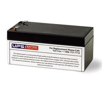 Gaston GT12-3.4 12V 3.2Ah F1 Replacement Battery