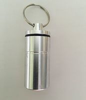 Kzar Mascabado Pill Keychain Holder Large Pill Keychain Travel Pill Keychain for Purse Vitamin Holder Pill Keychain Organizer Medicine Keychain and Locking Top so Pills Won't Fall Out in Your Pocket