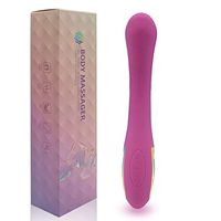 10 Different Speed USB Charging Waterproof Vibrator, Powerful for Personal Care Thrusting Massage Skin-Friendly Silicone (Purple)