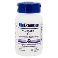 Life Extension FLORASSIST® GI with Phage Technology, 30 liquid vegetarian capsules. Pack of 1 bottle