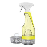 CleanPath Premium Multi-Surface Cleaner Kit - Reusable Spray Bottle + 2 Refill Pods, Makes 12 Bottles/168 oz. (Bee Spring Scent, Yellow)