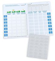 Pill Pak Bi-fold - Weekly Four Times a Day Blister Pack - Regular Size Blisters (Regular Blister, 10 Pack)