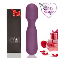 Electric Wand Massager with 10 Patterns - USB Rechargeable Handheld Cordless Waterproof Massager - Magic Recovery Effect for Body - Back Neck Shoulder Feet (Purple) (massage1) (Wand Massager.)