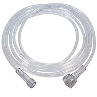 Westmed #0008 7' Kink Resistant Oxygen Supply Tubing with Threaded Nut- Pack of 1