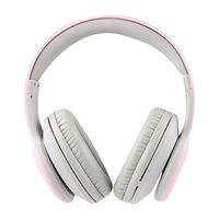 Altec Lansing MZX300-PNK Wireless Over Ear Bluetooth Headphones with Microphone, Pink