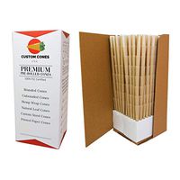98mm Slim Pre-Rolled Cones - Box of 800 - Brown Flax Cones - Custom Cones USA