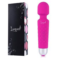 Cordless Wand Massager Handheld Therapeutic Vibrating Power for Travel Gift Magic Stress Away Suit for Muscle Aches and Personal Sports Recovery Waterproof Powerful Massager (red)