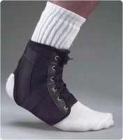 Lightweight Lace-Up Ankle Support. Lightweight Size: S, Circumference: 6"-8"; (15-20cm), Women's; Shoe Size: 7-9, Men's; Shoe Size: 9-10