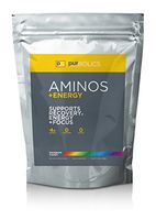Purbolics Aminos + Energy | Supports Recovery, Energy & Focus | 95mg of Caffeine, 0 Calories & 60 Servings (Rainbow Candy)