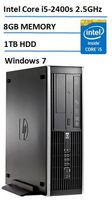 HP Elite Business Desktop (Intel Quad-Core i5-2400s up to 3.2 GHz Processor, 8GB DDR3 RAM, 1T SATA HDD，DVD ROM，Windows 7 Professional) (Certified Refurbished)