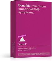 Bonafide – Serenol Multi-Symptom PMS Relief – Drug-Free PMS Treatment – 60 Tablets (1 Month)