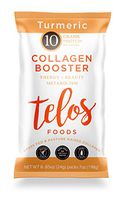 Telos Collagen Booster, Tumeric Flavor, Keto, Paleo, Whole30, Gluten-Free, Dairy-Free, Non-GMO, 8 Single-use Packets