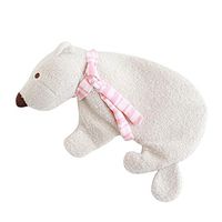Hot Water Bottle, Hot Water Bag,Cartoon Polar Bear Detachable Injection Hot Water Bottle Mini Soft Velvet Hand Warmer Relaxation Treatment for Body Winter Hand Warmer Heater Pain Relief