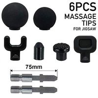 Fascia Gun Accessories Dedicated for Theragun Massage Gun Accessories Relaxation Massage Ball Head 6 Ball 2 Rod Adapter Muscle Relaxation Ball (6pcs)