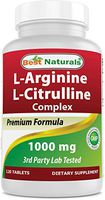Best Naturals Arginine Citruline Complex 1000 Mg 120 Tablets