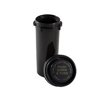 Reverse Cap Medical Bottles 8 Dram (Child Resistant or Screw Top) Great for Patients Suffering from Arthritis Pain. Easy Open Twist or Push and Turn Child Proof (Wholesale - Factory Direct, 410pcs)