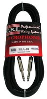 CBI Ultimate Series 1/4" TRS to 1/4" TRS Guitar Instrument Cable, 6 Feet