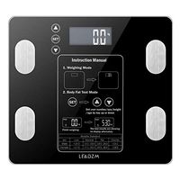 Umexus Body Fat Scale Extra Large Display Weight Scale with Body Composition Monitor, Health Analyzer for Body Weight, Fat, Water, BMI, BMR, Muscle Mass